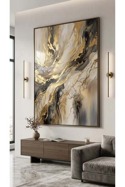 lawhat A Piece of Art That Embodies the Beauty of Luxurious Marble with Flowi...