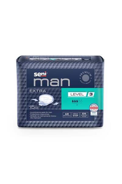 Seni Man Extra Level 3 Absorbante urologice pentru bărbați, pentru scurgeri u...