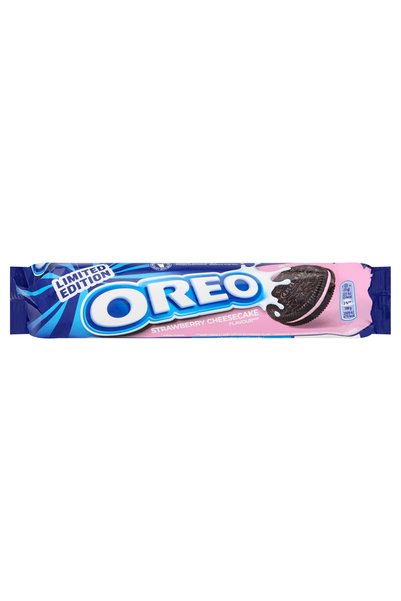 Oreo Biscuiti Strawberry Cheesecake, 6 x 154g