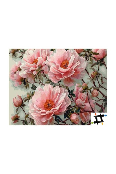 Painting-numbers Set pictura pe numere Promisiunea infloririi 6579, panza pe ...