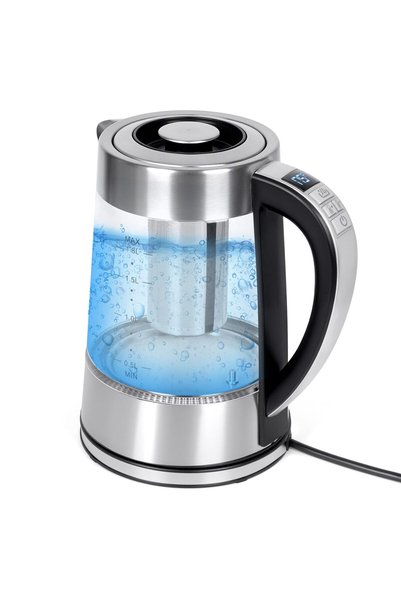 GENERAL 1.8L Electric Glass Kettle with Temperature Control and Tea Infuser, ...