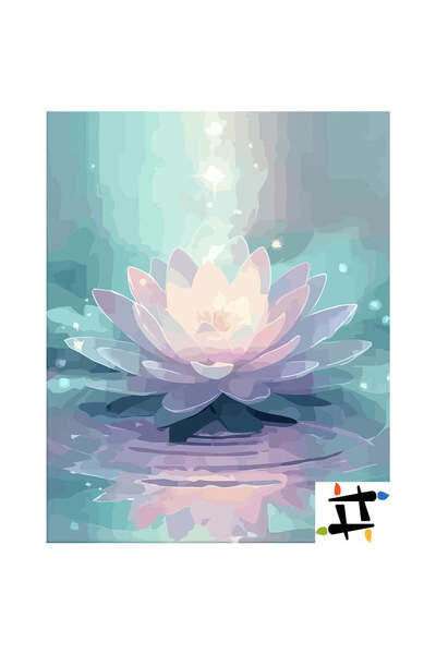 Painting-numbers Set pictura pe numere Vis de Lotus 6570, panza pe rama lemn,...