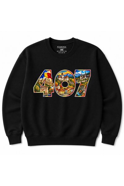 Rabona Fashion Romania 407 – Romanian Flag, Historic Castles, and Cities Swea...