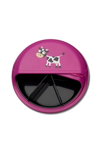 Carl Oscar SnackDISC recipient rotativ pentru gustări pentru copii, 5 compart...
