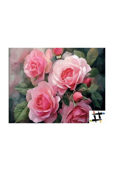 Painting-numbers Set pictura pe numere Gingasie pura 6595, panza pe rama lemn...