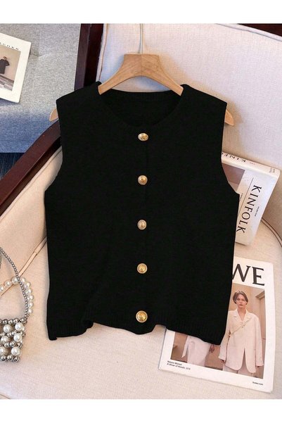 Sheya Vestă, negru