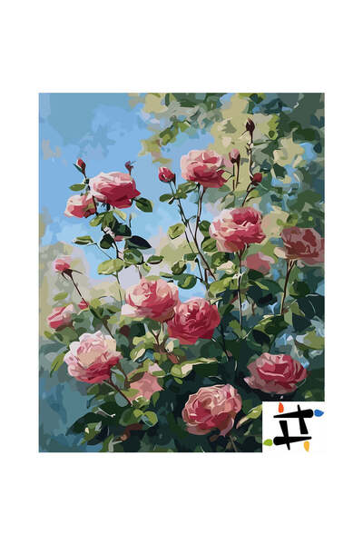Painting-numbers Set pictura pe numere soapte de catifea in adiere 6493, panz...