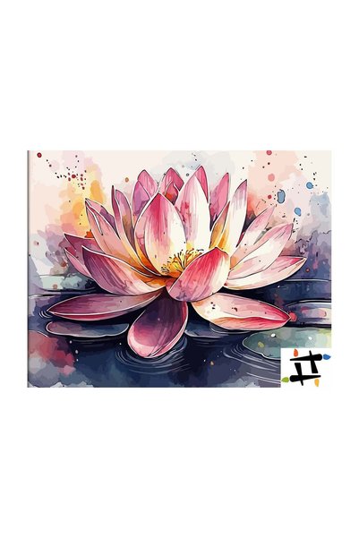 Painting-numbers Set pictura pe numere Seninatate in Florire 6630, panza pe r...