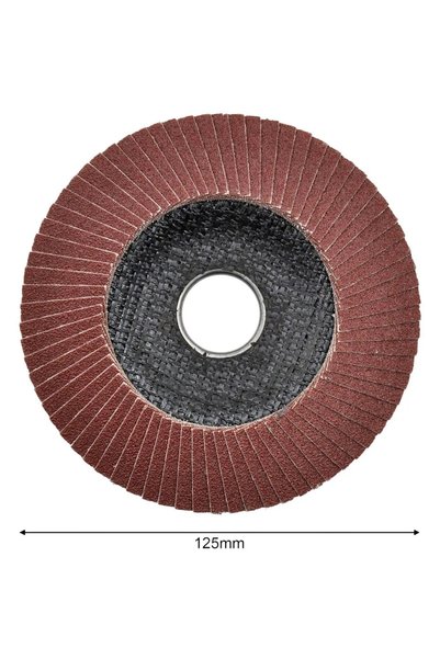 Generic SET OF 10 BROWN FLAP DISCS 125 P60