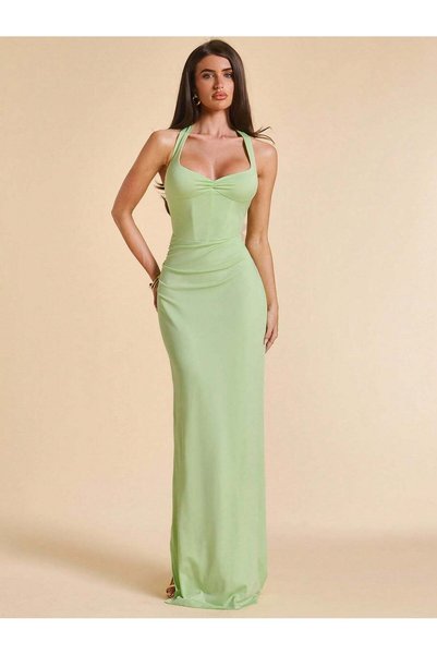 Sheya Rochie maxi, verde