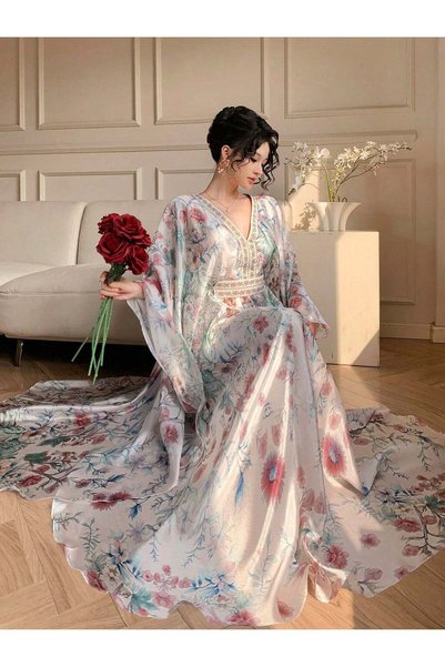 Sheya Maxi dress, mix colors