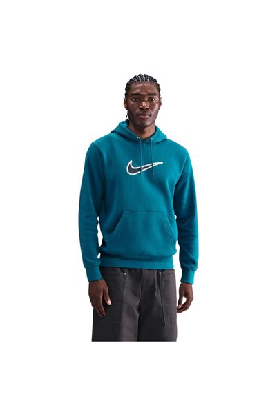 Nike Ανδρικό Φούτερ Αθλητικής Ένδυσης Club Fleece με Κουκούλα
