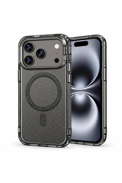 Microsonic SparkMag Luxe Black Case Compatible with the Apple iPhone 18 Pro