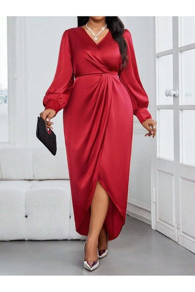 Sheya Maxi dress, red