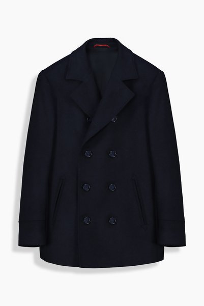 Sarar INTERVIEW SLIM-FIT VERLAS WATER-REPELLENT FABRIC Double-Breasted Trench...