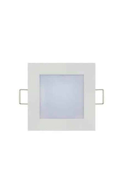 FOXMAG24 Σετ 2 τετράγωνων λεπτών σποτ LED 3W, ψυχρό λευκό 6400K, 260lm, 90x90mm