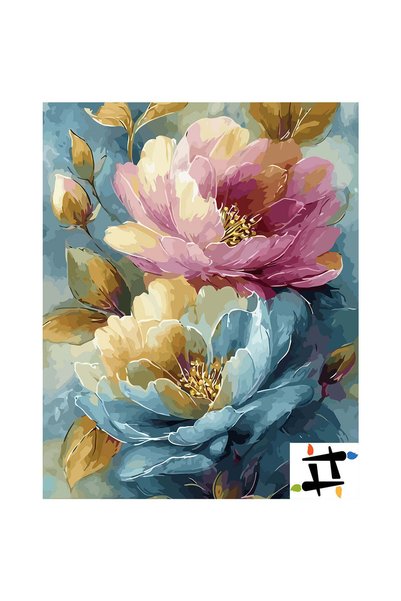 Painting-numbers Set pictura pe numere Dialogul Culorilor 6560, panza pe rama...