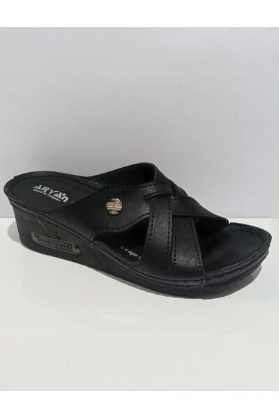 ARYAN 55-945 Anatomical Women's Padded Wedge Heel Slippers