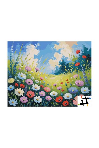 Painting-numbers Set pictura pe numere Ecouri de Libertate 6703, panza pe ram...