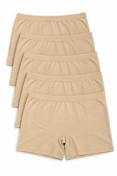 REN Set de lenjerie intimă pentru femei, 5 bucăți, chiloți boxer din modal, c...