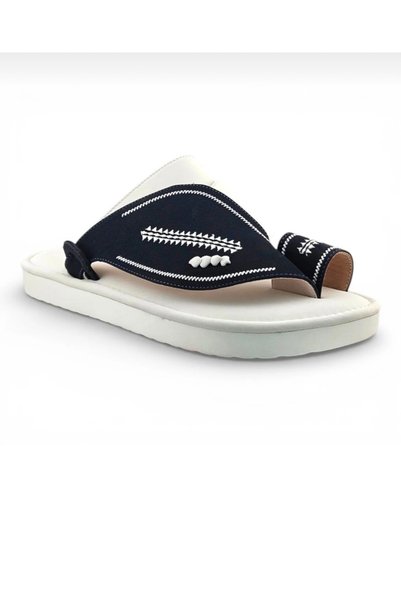 Generic Brand Navy Blue Oriental Slippers