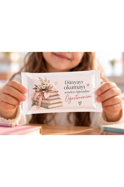 alazpack ambalaj Alazpack Teacher's Day Gift: 50 Liabel-Scented Wet Wipes