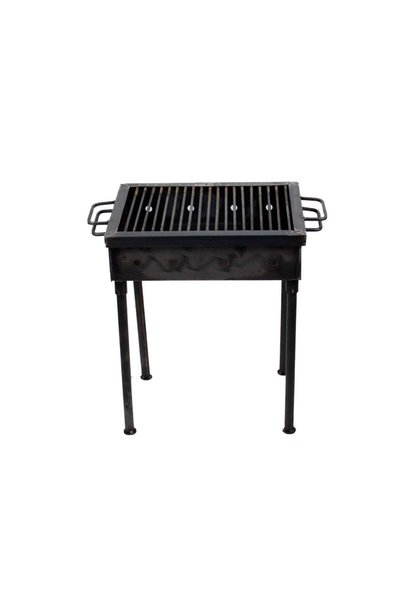 FOXMAG24 Grătar metalic pe cărbuni 40x30 cm, picioare detașabile, ventilație ...