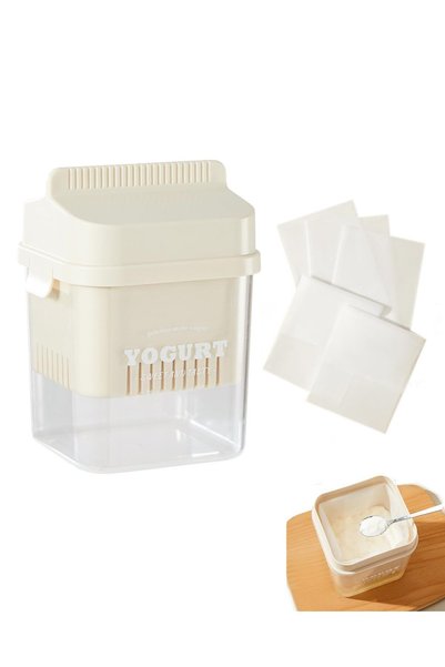 KASTWAVE Hung Curd Strainer Box for Yogurt, Multi Yogurt Maker & Paneer Strai...
