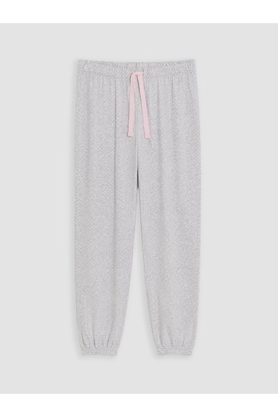LC Waikiki DREAM Elastic-Waist Polka Dot Women's Pajama Bottoms