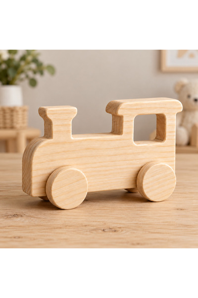 websunday Wooden Paintable Toy Car, Handmade, Natural, Gift-Quality Toy