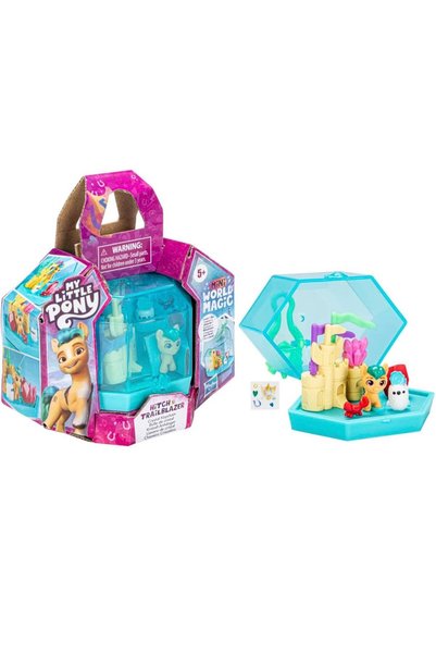 Generic Brand Jucărie My Little Pony Mini World Magic, Breloc de cristal Hitc...