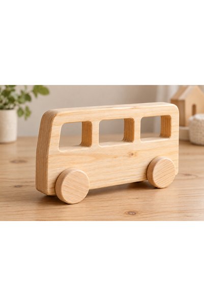 websunday Wooden Paintable Toy Car, Handmade, Natural, Gift-Quality Toy