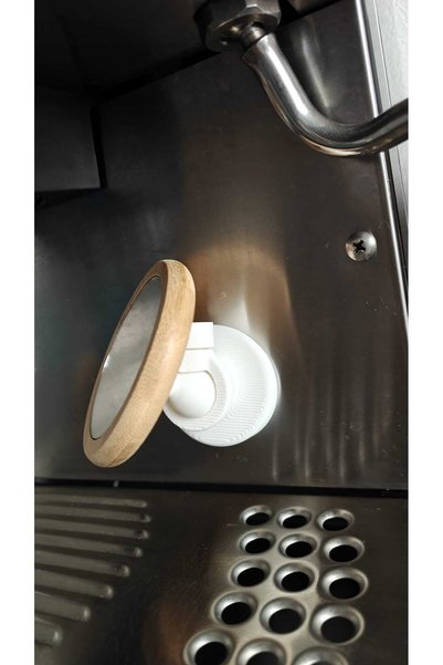 Generic Brand Oglindă reglabilă pentru shot pentru Rancilio Silvia - Albă