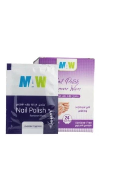 maw NAIL POLISH LAVENDER 24PIC