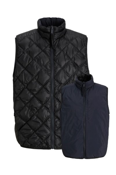 Jack & Jones سترة رجالية سوداء من ماركة JPRCCJAKE KAPİTONE.