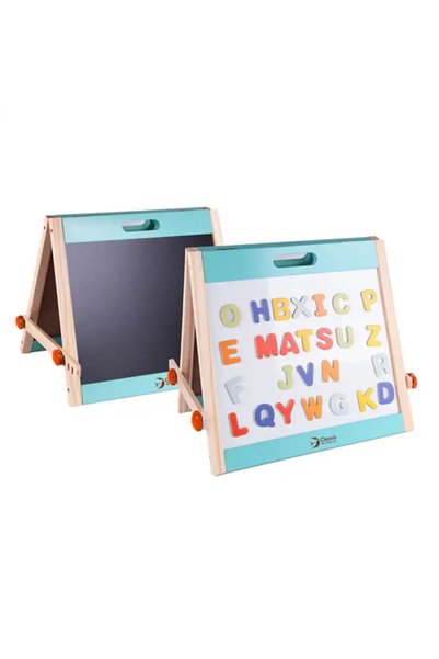 Classic World Wooden Magnetic Whiteboard 53870