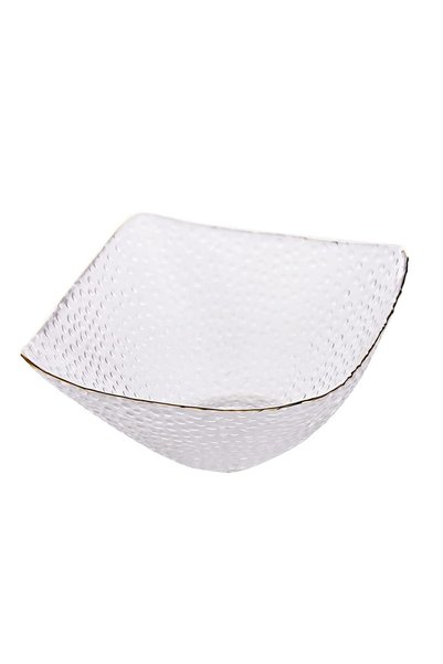 Sharpdo acc 6.5-inch Nordic Design Hat Design Household Glass Gold Painted Sq...
