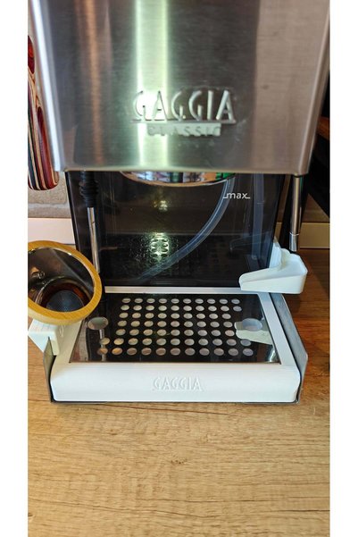 Generic Brand Tavă de scurgere subțire pentru Gaggia Classic Pro & EVO - Albă...