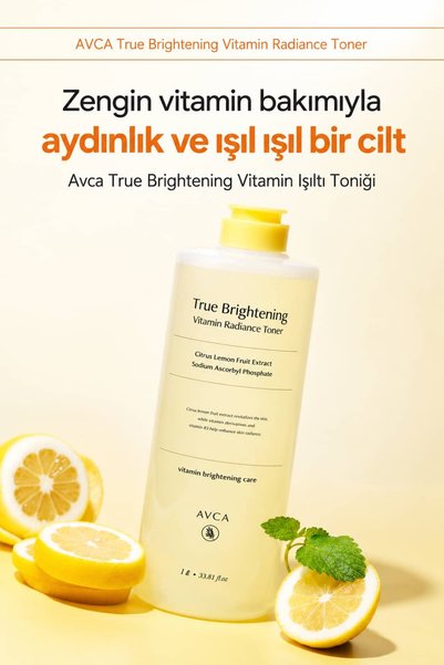 AVCA Aydınlatıcı Vitamin C ve Niasinamid Tonik 1000 mL