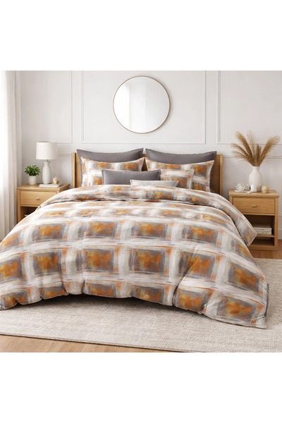 Ralex Lenjerie pat bumbac Finet 6 piese PROMO cu husă saltea 160x200 sau 180x...