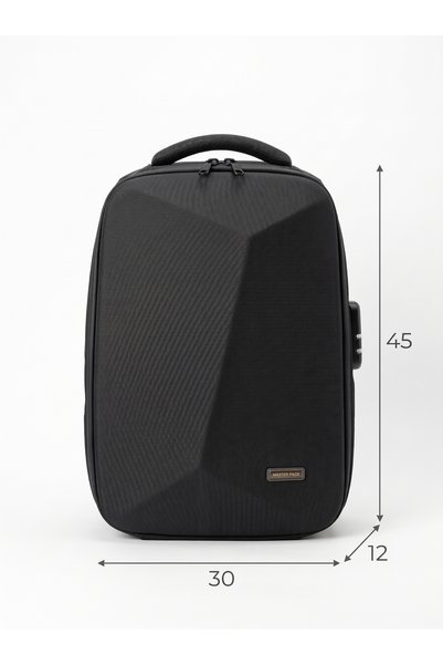MASTER PACK Su Geçirmez USB Girişli Şifreli Kilitli Laptop ve Seyahat Sırt Ça...