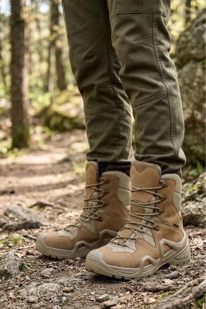 Forelli Atik Men's Genuine Leather Water-Resistant Tactical Outdoor Boots.
