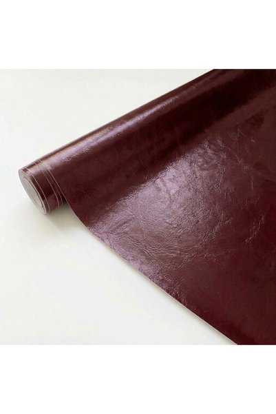 LUXER Self-adhesive Eco- Leather Foil, Smooth, No Streaks, 100 x 137 cm, Burg...
