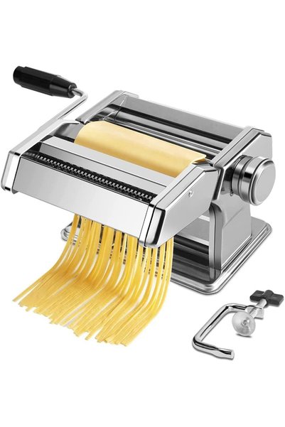 Generic Stainless Steel Pasta Maker Machine, Noodle machine, 8 Adjustable Thi...