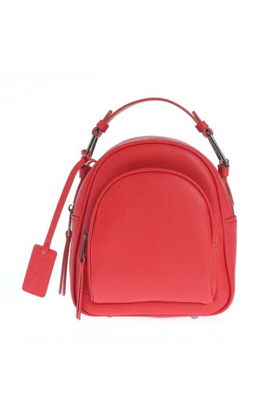 meli melo Rucsac rosu compact cu buzunar frontal