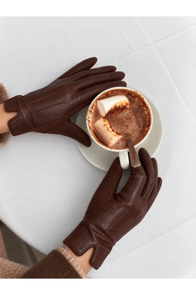 CHARMLUCKY Leather gloves