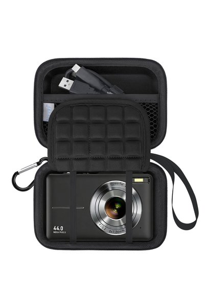 Lacdo Camera Case for CAMKORY DC403, KODAK PIXPRO FZ55/FZ45, Black