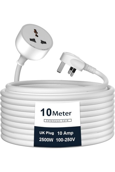 Hoteon Extension Cord, Extension Cable with 10 Meter Heavy Duty Long Wire Cor...
