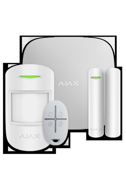 Ajax Kit alarma wireless StarterKit alb, centrala Hub, MotionProtect, DoorPro...