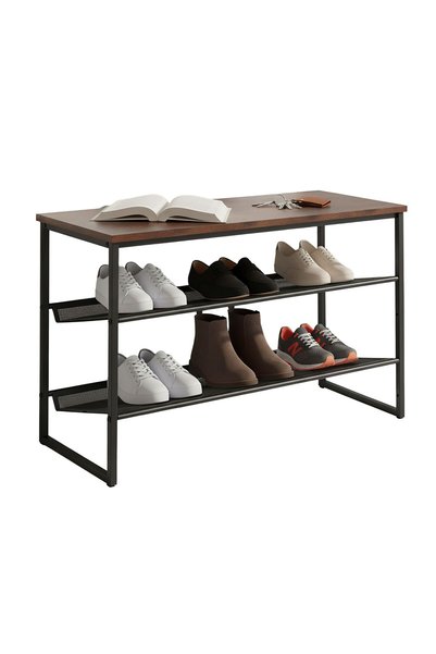 Relaxdays Suport de pantofi tip bancă de la Relaxdays, 75 x 30 x 52,5 cm, 3 n...